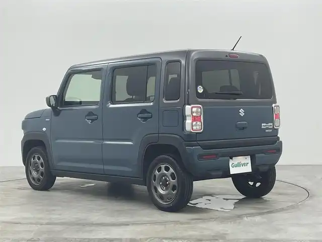 スズキ ハスラー HYBRID G 群馬県 2021(令3)年 5.3万km デニムブルー ガンメタリック 2トーン 社外７型ナビ　Ｂカメラ　衝突軽減ブレーキ　コーナーセンサー　オートライト　オートハイビーム　アイドリングストップ　シートヒーター　ＥＴＣ　プッシュスタート　スマートキー　スペアキー　純正アルミ　禁煙