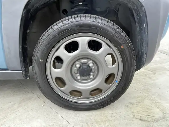 スズキ ハスラー HYBRID G 群馬県 2021(令3)年 5.3万km デニムブルー ガンメタリック 2トーン 社外７型ナビ　Ｂカメラ　衝突軽減ブレーキ　コーナーセンサー　オートライト　オートハイビーム　アイドリングストップ　シートヒーター　ＥＴＣ　プッシュスタート　スマートキー　スペアキー　純正アルミ　禁煙