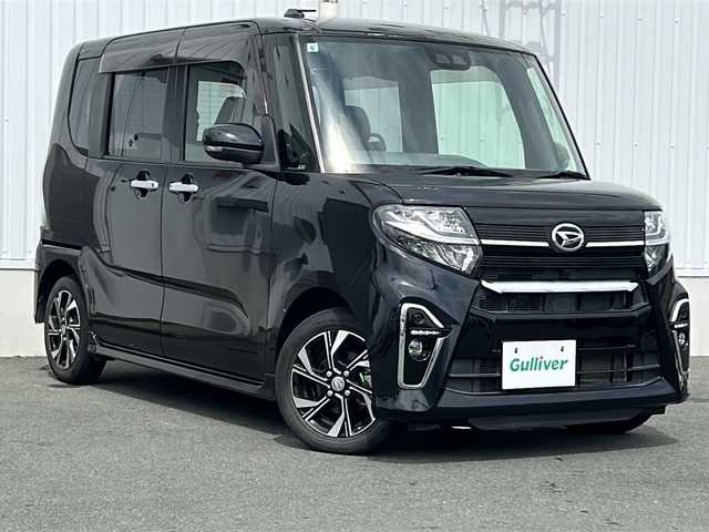 ダイハツ タント カスタム X 三重県 2019(令1)年 3.1万km パールブラック 社外ナビ　/両側パワースライドドア /前後コーナーセンサー /スペアキー /LEDヘッドライト /オートハイビーム /オートライト /USB給電 /純正フロアマット /ステアリングスイッチ /レーンキープアシスト/衝突軽減ブレーキ/リヤサンシェード/電動格納ミラー/禁煙車