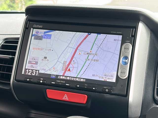 ホンダ Ｎ ＢＯＸ SSパッケージ 広島県 2015(平27)年 2.4万km プレミアムディープロッソパール 禁煙/CTBA/純正ナビ/バックカメラ/両側パワースライドドア/スマートキー/スペアキー/純正アルミホイール/ステアリングスイッチ/純正フロアマット/ドアバイザー/ヘッドライトレベライザー