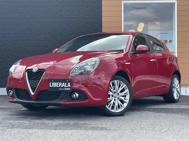 アルファロメオ ジュリエッタ スーパー 栃木県 2018(平30)年 1.9万km 赤 茶革シート/パワーシート/シートヒーター/ナビ　AVIC-RZ801/フルセグTV/DVD/CD/ETC/キセノンヘッドライト/オートライト/バックソナー/クルーズコントロール