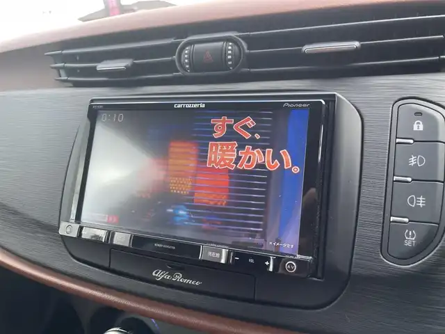 アルファロメオ ジュリエッタ スーパー 栃木県 2018(平30)年 1.9万km 赤 茶革シート/パワーシート/シートヒーター/ナビ　AVIC-RZ801/フルセグTV/DVD/CD/ETC/キセノンヘッドライト/オートライト/バックソナー/クルーズコントロール