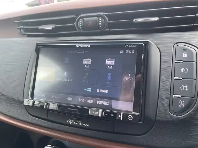 アルファロメオ ジュリエッタ スーパー 栃木県 2018(平30)年 1.9万km 赤 茶革シート/パワーシート/シートヒーター/ナビ　AVIC-RZ801/フルセグTV/DVD/CD/ETC/キセノンヘッドライト/オートライト/バックソナー/クルーズコントロール