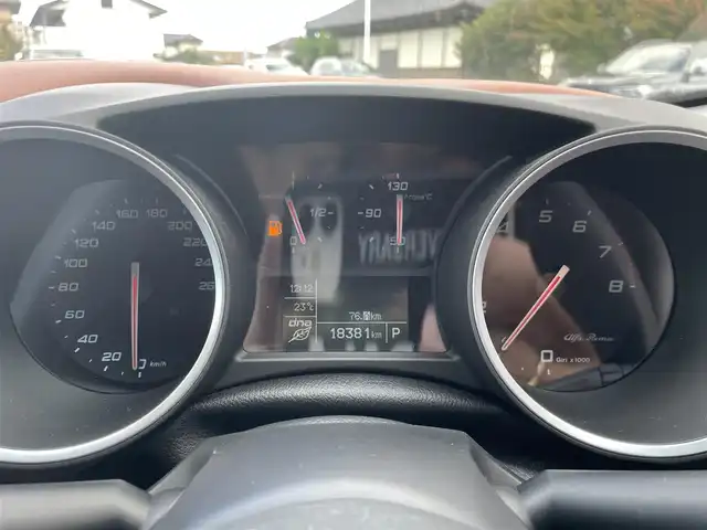 アルファロメオ ジュリエッタ スーパー 栃木県 2018(平30)年 1.9万km 赤 茶革シート/パワーシート/シートヒーター/ナビ　AVIC-RZ801/フルセグTV/DVD/CD/ETC/キセノンヘッドライト/オートライト/バックソナー/クルーズコントロール