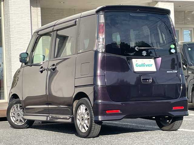 スズキ パレット リミテッドⅡ 千葉県 2013(平25)年 11.6万km ミステリアスバイオレットパール バックカメラ　両側パワースライドドア　シートヒーター　オーディオ　スマートキー　プッシュスタート　フロアマット　ドアバイザー　オートライト　ＨＩＤ　純正ＡＷ付タイヤ積込