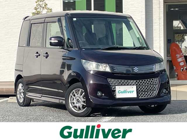 スズキ パレット リミテッドⅡ 千葉県 2013(平25)年 11.6万km ミステリアスバイオレットパール バックカメラ　両側パワースライドドア　シートヒーター　オーディオ　スマートキー　プッシュスタート　フロアマット　ドアバイザー　オートライト　ＨＩＤ　純正ＡＷ付タイヤ積込