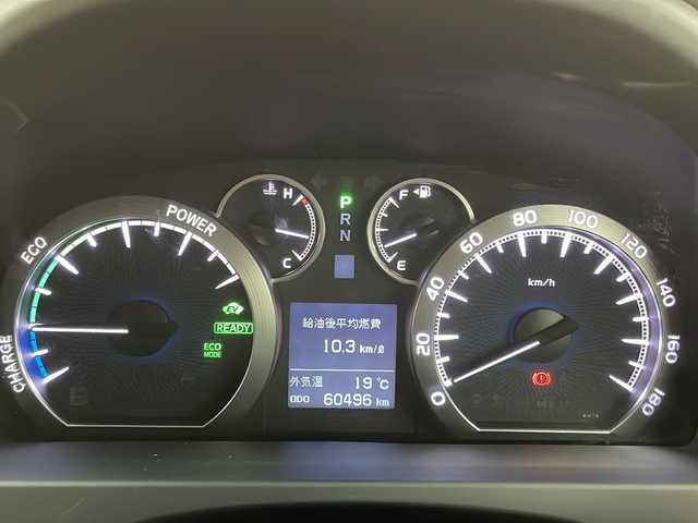 トヨタ アルファードハイブリット G 千葉県 2013(平25)年 6.1万km ゴールドパールクリスタルシャイン 禁煙車　/純正8型ナビ　/ＣＤ　ＤＶＤ　ＢＴ　フルセグ　/後席モニター　/両側パワースライドドア　/パワーバックドア　/コーナーセンサー　/クルーズコントロール　/バックカメラ　/メモリ機能付きパワーシート/ETC/HIDヘッドライト/純正アルミホイール/フロアマット/革巻きステアリング/電格ミラー/プッシュスタート