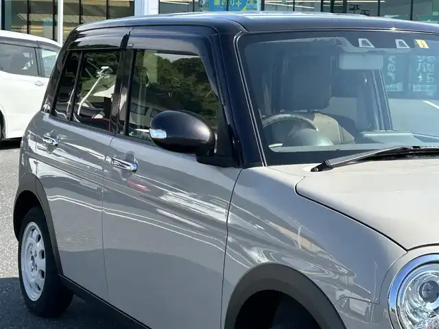 スズキ ラパン ＬＣ X 島根県 2023(令5)年 1.4万km フォーンベージュメタリック/アーバンブラウン 2トーン ワンオーナー/純正ディスプレイオーディオ/(AM/FM/USB/Bluetooth)/バックカメラ/ビルトインETC/リアパーキングセンサー/車線逸脱警報/デュアルカメラカメラブレーキサポート/横滑り防止装置/革巻きステアリング/ステアリングスイッチ/プッシュスタート/スマートキー/純正フロアマット/ドアバイザー/純正14インチアルミホイール/取扱説明書/保証書