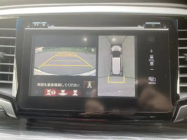 ホンダ オデッセイ アブソルート EX 埼玉県 2013(平25)年 10.3万km プレミアムヴィーナスブラックP (株)IDOMが運営する【じしゃロン鳩ヶ谷店】の自社ローン専用車両になりますこちらは現金またはオートローンご利用時の価格です。自社ローンご希望の方は別途その旨お申付け下さい/純正ナビ（Hondaインターナビ）/フルセグテレビ/全周囲カメラ/両側パワースライドドア/あんしんパッケージ/　シティブレーキ/　ダブル/サイド/カーテンエアバッグ/衝突軽減システム/レーダークルーズコントロール/ETC/純正18インチAW/純正フロアマット/運転席パワーシート/前席シートヒーター/本革シート/パドルシフト/純正LEDヘッドライト/２列目プレミアムクレイドルシート/横滑り防止装置/プッシュスタート/アイドリングストップ