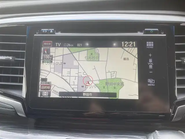 ホンダ オデッセイ アブソルート EX 埼玉県 2013(平25)年 10.3万km プレミアムヴィーナスブラックP (株)IDOMが運営する【じしゃロン鳩ヶ谷店】の自社ローン専用車両になりますこちらは現金またはオートローンご利用時の価格です。自社ローンご希望の方は別途その旨お申付け下さい/純正ナビ（Hondaインターナビ）/フルセグテレビ/全周囲カメラ/両側パワースライドドア/あんしんパッケージ/　シティブレーキ/　ダブル/サイド/カーテンエアバッグ/衝突軽減システム/レーダークルーズコントロール/ETC/純正18インチAW/純正フロアマット/運転席パワーシート/前席シートヒーター/本革シート/パドルシフト/純正LEDヘッドライト/２列目プレミアムクレイドルシート/横滑り防止装置/プッシュスタート/アイドリングストップ