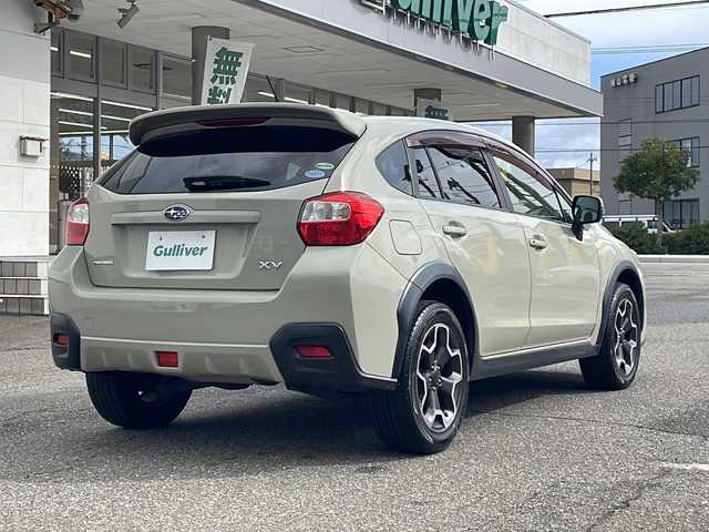 スバル インプレッサ ＸＶ 2．0i－L アイサイト 福井県 2012(平24)年 13.5万km デザートカーキ ４WD/社外メモリナビゲーション/（CD/DVD）/アイサイト/レーダークルーズコントロール/パドルシフト/ETC/HIDヘッドライト/フォグランプ/純正１７インチアルミホイール/D席パワーシート/オートライト/プッシュスタート/スマートキー/保証書/取扱説明書