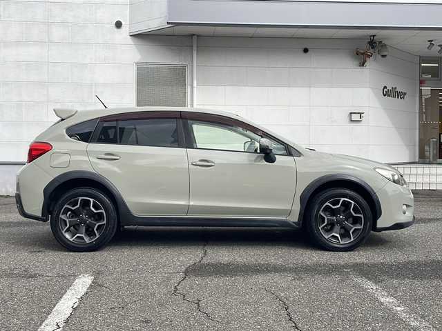 スバル インプレッサ ＸＶ 2．0i－L アイサイト 福井県 2012(平24)年 13.5万km デザートカーキ ４WD/社外メモリナビゲーション/（CD/DVD）/アイサイト/レーダークルーズコントロール/パドルシフト/ETC/HIDヘッドライト/フォグランプ/純正１７インチアルミホイール/D席パワーシート/オートライト/プッシュスタート/スマートキー/保証書/取扱説明書