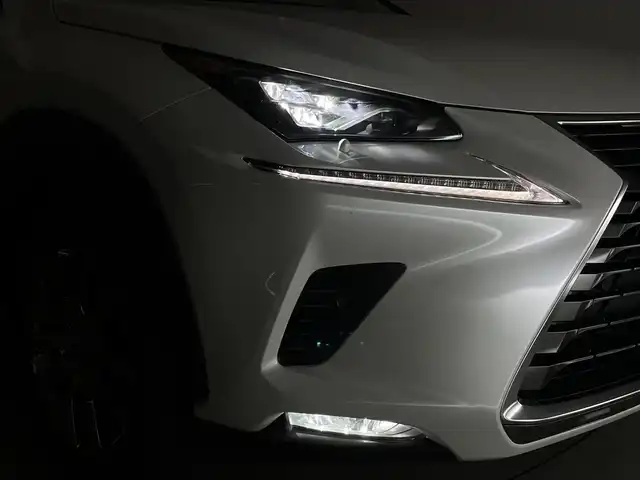 レクサス ＮＸ 300h バージョンL 群馬県 2019(令1)年 1.8万km ソニッククォーツ パノラミックビューモニター/ブラインドスポットモニター/リヤクロストラフィックアラート/＝＝＝＝＝＝/純正10.3インチナビ/(AM/FM/Bluetooth/フルセグTV/CD/DVD/USB1・2/AUX/SD)/ハンズフリーパワーバックドア/3眼LEDヘッドライト/後席電動格納シート/Lexus Safety System/ ・プリクラッシュセーフティシステム/ ・レーンディパーチャーアラート/ ・アダプティブハイビームシステム/ ・レーダークルーズコントロール/前席パワーシート(ポジションメモリ機能付)/前後席シートヒーター/シートベンチレーション/ステアリングヒーター/パドルシフト/ETC2.0/純正前方ドライブレコーダー(DRT-H68A)/電動パーキングブレーキ/オートブレーキホールド/プッシュスタート/スマートキー