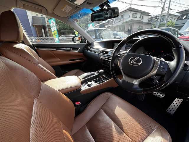 レクサス ＧＳ 250 Iパッケージ 熊本県 2012(平24)年 9.2万km スターライトブラックガラスフレーク ＷＡＬＤエアロ/純正ＨＤＤナビ/【AM/FM/CD/DVD/AUX/USB/BT/フルセグTV】/バックカメラ/クルーズコントロール/ステアリングリモコン/パドルシフト/ステアリングヒーター/茶革シート/D/Nパワーシート(運転席メモリ機能)/D/Nシートヒーター/D/Nシートクーラー/電動パーキング/ＬＥＤヘッドライト/オートライト/純正フロアマット/社外アルミホイール