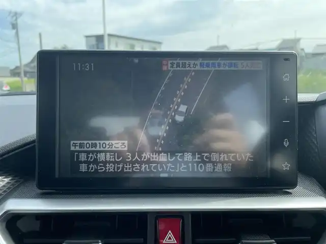 トヨタ ライズ G 富山県 2021(令3)年 6.5万km ブラックマイカメタリック ワンオーナー／/パノラミックビューモニター／/純正９インチディスプレイオーディオ／/AppleCarPlay/フルセグＴＶ／/Ｂｌｕｅｔｏｏｔｈ／/ドライブレコーダー／/ビルトインＥＴＣ／/スマートアシスト／/スマートキー／/プッシュスタート/コーナーセンサー/LEDオートライト