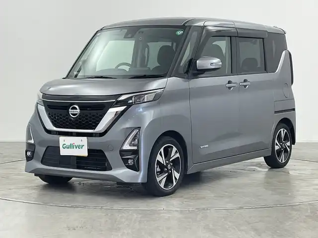 日産 ルークス HWS Gターボ プロパイロットED 群馬県 2021(令3)年 1.1万km チタニウムグレーメタリック 純正ディスプレイオーディオ　全周囲カメラ　アダプティブクルーズコントロール　レーンキープアシスト　衝突被害軽減ブレーキ　両側パワースライドドア　前後ドライブレコーダー　ＥＴＣ　コーナーセンサー　禁煙車