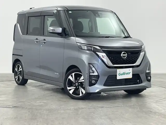 日産 ルークス HWS Gターボ プロパイロットED 群馬県 2021(令3)年 1.1万km チタニウムグレーメタリック 純正ディスプレイオーディオ　全周囲カメラ　アダプティブクルーズコントロール　レーンキープアシスト　衝突被害軽減ブレーキ　両側パワースライドドア　前後ドライブレコーダー　ＥＴＣ　コーナーセンサー　禁煙車