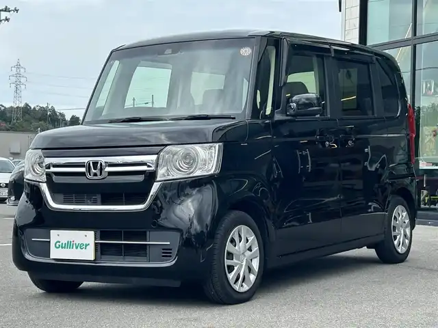 ホンダ Ｎ ＢＯＸ EX 愛媛県 2021(令3)年 1.2万km クリスタルブラックパール 純正8型ナビ(フルセグTV/BT)/バックカメラ/左側パワースライドドア/ホンダセンシング/アダプティブクルーズコントロール/衝突被害軽減装置/車線逸脱防止装置/前後ドライブレコーダー/バックソナー/前席シートヒーター/アイドリングストップ/純正フロアマット/ドアバイザー/ステアリングリモコン/LEDヘッドライト/オートライト/オートマチックハイビーム/電格ミラー/現状サマー(鉄)(155/65/R14)/DUNLOP ENASAVE EC300/禁煙車