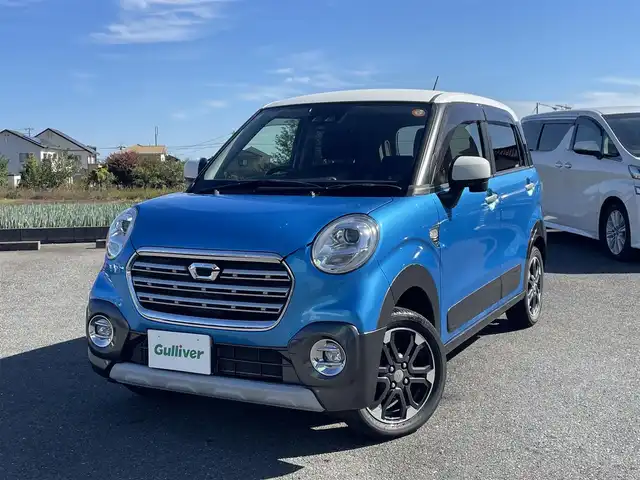 ダイハツ キャスト アクティバ GターボプライムコレSAⅢ 群馬県 2018(平30)年 12.4万km スプラッシュブルーM 純正ナビCD、DVD、TV、Bluetooth/ワンオーナー/衝突軽減/ターボ/４WD/ダウンヒルアシストコントロール/コーナーセンサー/バックカメラ/ETC/スペアキー/バイザー/電動格納ミラー/アイドリングストップ/オートハイビーム/プッシュスタート