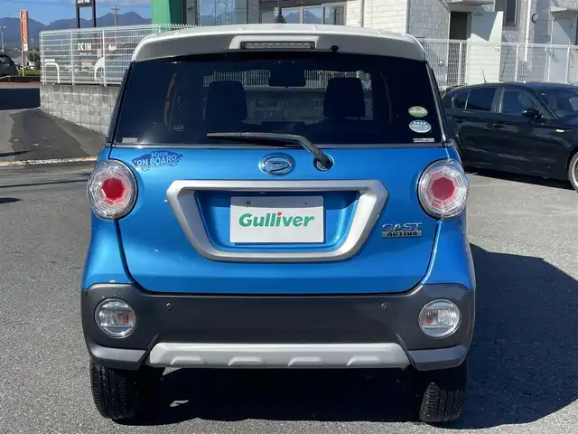 ダイハツ キャスト アクティバ GターボプライムコレSAⅢ 群馬県 2018(平30)年 12.4万km スプラッシュブルーM 純正ナビCD、DVD、TV、Bluetooth/ワンオーナー/衝突軽減/ターボ/４WD/ダウンヒルアシストコントロール/コーナーセンサー/バックカメラ/ETC/スペアキー/バイザー/電動格納ミラー/アイドリングストップ/オートハイビーム/プッシュスタート