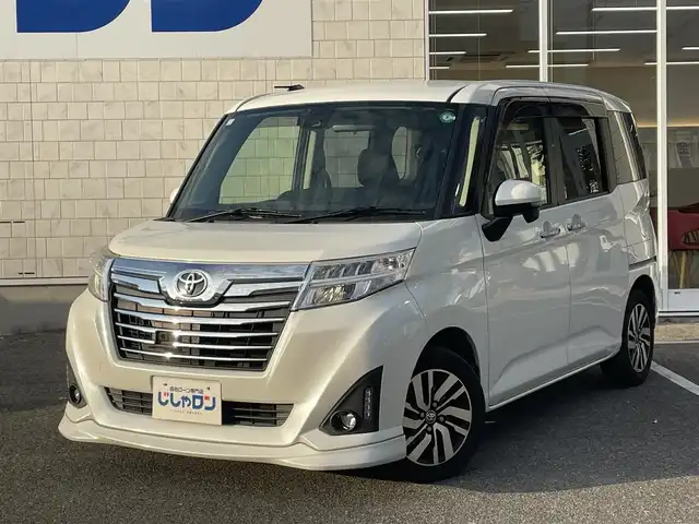 トヨタ ルーミー カスタムG S 佐賀県 2017(平29)年 9.6万km パールホワイトⅢ （株)IDOMが運営する【じしゃロン佐賀店】の自社ローン専用車両になります。/こちらは現金またはオートローンご利用時の価格です。自社ローンご希望の方は別途その旨お申付け下さい/禁煙車　/純正ナビ ＴＶ ＢＴオーディオ　/ＤＶＤ ＣＤ　/バックカメラ　　/ＥＴＣ　/両側電動ドア