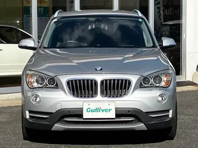 ＢＭＷ Ｘ１ xDrive 20i Xライン 山口県 2013(平25)年 4.6万km グレイシャーシルバー 純正ナビ＆バックカメラ/純正フォグ(前後)/純正18インチアルミ/純正ルーフレール/ウィンカーミラー/フロアマット/スマートキー/エンジンプッシュスタート/オートライト