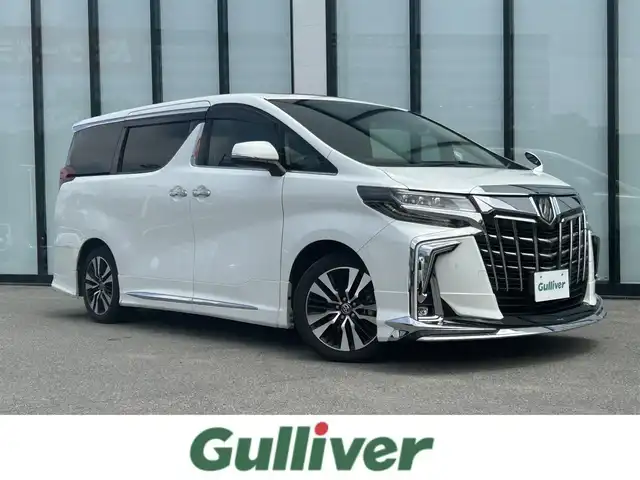 トヨタ アルファード S Cパッケージ 大阪府 2023(令5)年 2.8万km ホワイトパールクリスタルシャイン 純正ナビ　/ビルトインETC　/モデリスタエアロ（フロント、サイド、リア）　/フリップダウンモニター　/バックカメラ　/パワーシート　/シートヒーター　/純正18インチアルミホイール　/LEDヘッドランプ　