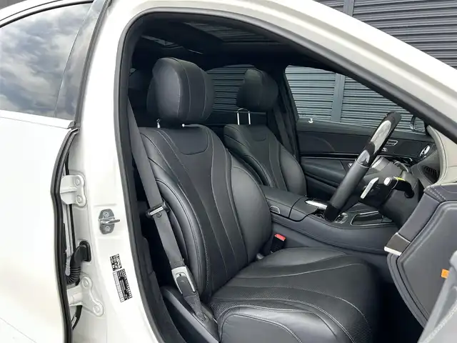 メルセデス・ベンツ Ｓ４５０ AMGライン 茨城県 2018(平30)年 2.2万km ダイヤモンドホワイト ベーシックパッケージ/AMGラインプラス/純正ナビ/フルセグ/BT/USB/ETC/360°カメラ/HUD/エアサスペンション/ACC/衝突軽減システム/LKA/BSM/黒革シート/全席シートヒーター/エアシート/M付パワーシート/電動リアゲート/ワイアレス充電/ソフトドアクローズ/ドライブレコーダーFR/レーダー探知機/パフュームアトマイザー/パドルシフト/パノラマサンルーフ/純正20インチAW/禁煙車