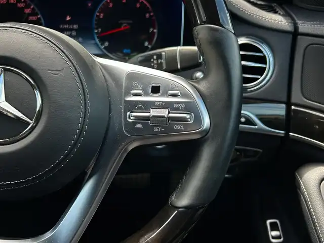メルセデス・ベンツ Ｓ４５０ AMGライン 茨城県 2018(平30)年 2.2万km ダイヤモンドホワイト ベーシックパッケージ/AMGラインプラス/純正ナビ/フルセグ/BT/USB/ETC/360°カメラ/HUD/エアサスペンション/ACC/衝突軽減システム/LKA/BSM/黒革シート/全席シートヒーター/エアシート/M付パワーシート/電動リアゲート/ワイアレス充電/ソフトドアクローズ/ドライブレコーダーFR/レーダー探知機/パフュームアトマイザー/パドルシフト/パノラマサンルーフ/純正20インチAW/禁煙車