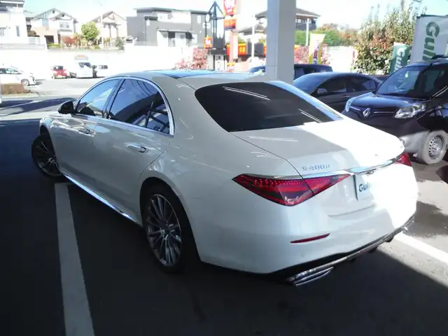 メルセデス・ベンツ Ｓ４００ｄＬ 4マチック AMGライン 東京都 2021(令3)年 2.7万km パール 保証書・取説あり/パノラミックサンルーフ/ARヘッドアップディスプレイ/3Dコックピットディスプレイ/　TV（走行中可）ナビ・BT・全方位カメラ/　ブルメスターサウンド/　ドライブレコーダー前後/ブラックナッパレザーシート/　全席パワーシート・シートヒーター/　ベンチレーション・前リラクゼーション機能/全ドアイージークローザー・パワートランク/エアバランスパッケージ/エクスクルーシブパッケージ/ベーシックパッケージ/レーダーセーフティパッケージ/アクティブアンビエントライト/スマートキー×2個