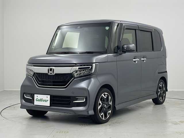 ホンダ Ｎ ＢＯＸ 茨城県 2020(令2)年 4.9万km シャイニンググレーM ナビ　バックモニター　ビルトインＥＴＣ　シートヒーター　ドライブレコーダー　衝突軽減ブレーキ　両側電動スライドドア　アダプティブクルーズコントロール　レーンキープアシスト　純正アルミホイール　禁煙車
