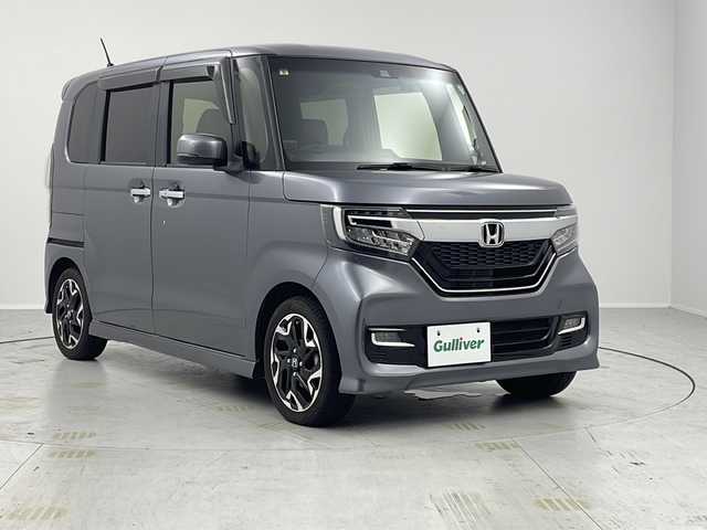 ホンダ Ｎ ＢＯＸ 茨城県 2020(令2)年 4.9万km シャイニンググレーM ナビ　バックモニター　ビルトインＥＴＣ　シートヒーター　ドライブレコーダー　衝突軽減ブレーキ　両側電動スライドドア　アダプティブクルーズコントロール　レーンキープアシスト　純正アルミホイール　禁煙車