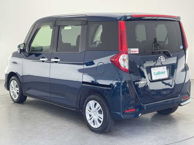 トヨタ ルーミー G 宮崎県 2020(令2)年 3.3万km ライトブルーメタリック 禁煙車/衝突被害軽減ブレーキ/純正9型ナビTV/（NSZT-Y68T/CD/DVD/Bluetooth/FMAM/フルセグTV)/純正ビルトインETC/純正LEDオートライト/純正フロアマット/社外前後ドライブレコーダー/両側電動スライドドア/パノラミックビューモニター/オートマチックハイビーム/クリアランスソナー/オートエアコン/オート電動格納ミラー/ウインカードアミラー/スマートキー/プッシュエンジンスタート/スペアキー/新車時保証書/取扱い説明書