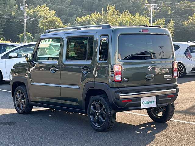 スズキ ハスラー タフワイルド・ターボ 佐賀県 2024(令6)年 0.1千km クールカーキPM 純正9インチナビ/全周囲カメラ/衝突被害軽減ブレーキ/路線逸脱警報/オートハイビーム/アダプティブクルーズコントロール/コーナーセンサー/シートヒーター/ステアリングリモコン/アイドリングストップ/プッシュスタート/スマートキー/ルーフレール/LEDヘッドライト/フォグライト/純正アルミホイール