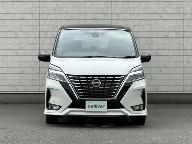 日産 セレナ ハイウェイスター V 福岡県 2021(令3)年 2.5万km ブリリアントホワイトパール 2トーン 純正9型SDナビ(フルセグTV/CD/DVD/BT)バックモニタープロパイロットエマージェンシーブレーキコーナーセンサー両側パワスラドラレコオートホールドUSBポート純正フロアマット純正LEDヘッドライト純正16インチアルミホイールプッシュスタートスマートキー