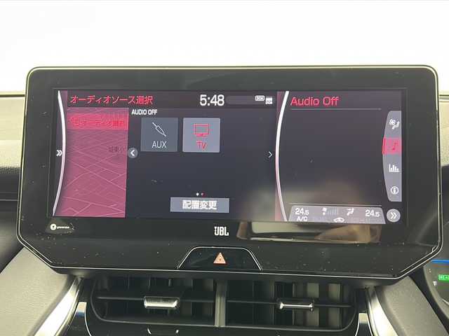 トヨタ ハリアー ハイブリッド Z 栃木県 2022(令4)年 3.4万km ホワイトパールクリスタルシャイン JBL 12.3型ナビ フルセグTV BT USB AUX/全周囲カメラ/デジタルインナーミラー（ドラレコ一体型）/ハーフレザーシート/パワーシート/パワーバックドア/ビルトイン 2.0ETC/19インチ アルミホイール/衝突被害軽減ブレーキ/レーダークルーズコントロール/レーンアシスト/オートマチックハイビーム/LEDオートヘッドライト/フォグライト/コーナーセンサー/スマートキー 2個/ステアリングリモコン/置くだけ充電/W サイド カーテン ニー エアバッグ/保証書 取説/禁煙車