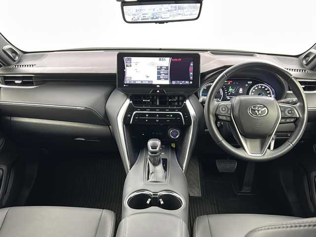 トヨタ ハリアー ハイブリッド Z 栃木県 2022(令4)年 3.4万km ホワイトパールクリスタルシャイン JBL 12.3型ナビ フルセグTV BT USB AUX/全周囲カメラ/デジタルインナーミラー（ドラレコ一体型）/ハーフレザーシート/パワーシート/パワーバックドア/ビルトイン 2.0ETC/19インチ アルミホイール/衝突被害軽減ブレーキ/レーダークルーズコントロール/レーンアシスト/オートマチックハイビーム/LEDオートヘッドライト/フォグライト/コーナーセンサー/スマートキー 2個/ステアリングリモコン/置くだけ充電/W サイド カーテン ニー エアバッグ/保証書 取説/禁煙車