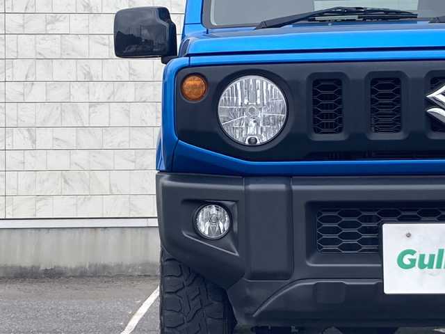 スズキ ジムニー XL 茨城県 2018(平30)年 4.4万km ブリスクブルーM スズキセーフティサポート/ルーフキャリア/リアラダー/背面タイヤ/ダウンヒルアシスト/ETC/純正16inアルミホイール/純正フロアマット/スマートキー/スペアキー/取扱説明書/保証書