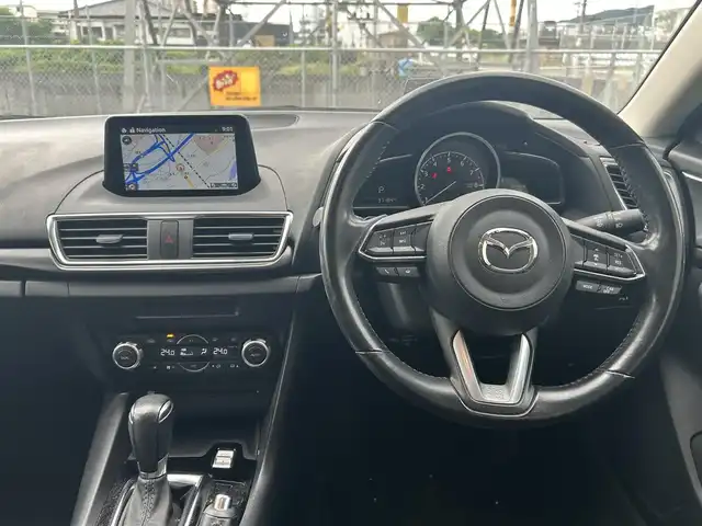 マツダ アクセラ スポーツ 15S プロアクティブ 長崎県 2018(平30)年 3.8万km ジェットブラックマイカ 純正ナビ/（CD/DVD/BT/フルセグ）/バックカメラ/衝突軽減ブレーキ/レーンアシスト/ブラインドスポットモニター/レーダークルーズ/ETC/パドルシフト/ヘッドアップディスプレイ/前後ドライブレコーダー/純正16インチAW/バックソナー/USB/AUX