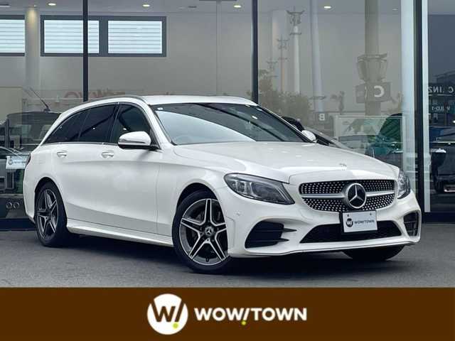 メルセデス・ベンツ Ｃ２００ ステーションワゴン アバンギャルドAMGライン 千葉県 2019(平31)年 4.1万km ダイヤモンドホワイト ARTICOレザー/パワーシート/シートヒーター/純正HDDナビ/バックカメラ/地デジ/パワーバックドア/純正18インチAW/エアボディコントロール/マルチビームLEDライト
