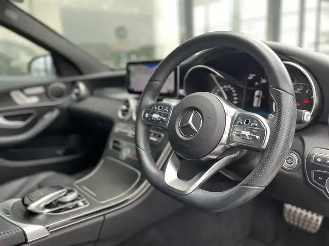 メルセデス・ベンツ Ｃ２００ ステーションワゴン アバンギャルドAMGライン 千葉県 2019(平31)年 4.1万km ダイヤモンドホワイト ARTICOレザー/パワーシート/シートヒーター/純正HDDナビ/バックカメラ/地デジ/パワーバックドア/純正18インチAW/エアボディコントロール/マルチビームLEDライト