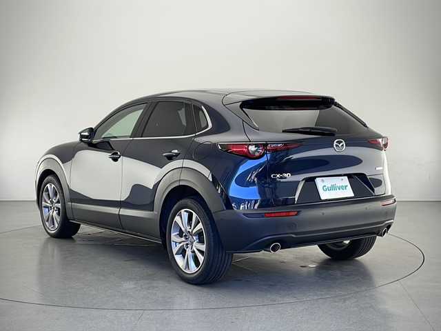 マツダ ＣＸ－３０ 20S プロアクティブ 長野県 2021(令3)年 4.3万km ディープクリスタルブルーマイカ 純正SDナビ/（FM/AM/Bluetooth/USB/DVD/メモリーオーディオ/フルセグTV/HDMI）/i-ACTIVSENSE/・アドバンスドスマートシティブレーキサポート/・AT誤発進抑制制御（前後）/・スマートシティブレーキサポート/・スマートブレーキサポート/・クルージング＆トラフィックサポート/・レーダークルーズコントロール/・レーンキープアシストシステム/・リアシートアラート/・コーナーセンサー/電動リアゲート/電子パーキングブレーキ/オートホールド/SPORT/NORMAL切替/革巻きステアリング/ステアリングスイッチ/前席オートパワーウィンドウ/LEDヘッドライト/オートライト/オートハイビーム/オートワイパー/ライト付きバニティミラー/電格ウインカーミラー/前後ドライブレコーダー/純正フロアマット/純正18インチアルミホイール/スペアキー×1