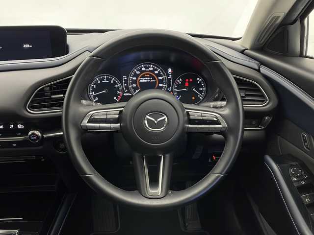 マツダ ＣＸ－３０ 20S プロアクティブ 長野県 2021(令3)年 4.3万km ディープクリスタルブルーマイカ 純正SDナビ/（FM/AM/Bluetooth/USB/DVD/メモリーオーディオ/フルセグTV/HDMI）/i-ACTIVSENSE/・アドバンスドスマートシティブレーキサポート/・AT誤発進抑制制御（前後）/・スマートシティブレーキサポート/・スマートブレーキサポート/・クルージング＆トラフィックサポート/・レーダークルーズコントロール/・レーンキープアシストシステム/・リアシートアラート/・コーナーセンサー/電動リアゲート/電子パーキングブレーキ/オートホールド/SPORT/NORMAL切替/革巻きステアリング/ステアリングスイッチ/前席オートパワーウィンドウ/LEDヘッドライト/オートライト/オートハイビーム/オートワイパー/ライト付きバニティミラー/電格ウインカーミラー/前後ドライブレコーダー/純正フロアマット/純正18インチアルミホイール/スペアキー×1