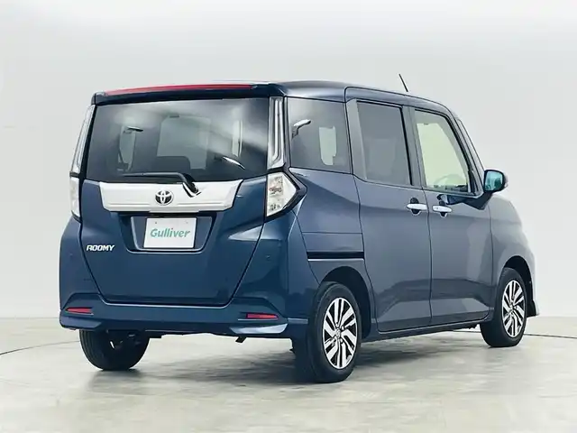 トヨタ ルーミー カスタムG 福島県 2021(令3)年 3.8万km レーザーブルークリスタルシャイン トヨタセーフティセンス/・スマートアシスト/・衝突警報/・衝突回避支援ブレーキ/・ブレーキ制御/・前後誤発進抑制機能/・車線逸脱防止機能/・ふらつき警報/・先行車発進お知らせ機能/・衝突被害軽減システム/・盗難防止装置/・コーナーセンサー/純正9インチディスプレイオーディオ/・フルセグ/TV/USB/iPod/Android Auto/Apple CarPlay/FM/AM/両側パワースライドドア/レーダークルーズコントロール/LEDオートライト/・フォグランプ/シートヒーター/純正アルミホイール付きサマータイヤ/アイドリングストップ/電子パーキング/・オートブレーキホールド/電動格納ミラー/・ウィンカーミラー/前後ドラレコ/ETC/純正フロアマット/革ステアリング/・ステアリングスイッチ/プッシュスタート/・スマートキー/・スペアキー