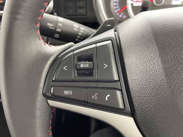 スズキ スペーシア カスタム HYBRID XS ターボ 千葉県 2019(平31)年 3.3万km ブルーイッシュブラックパール3 純正8インチナビ/フルセグTV/全方位モニター/（BT/AUX/CD/DVD/MSV)/衝突軽減ブレーキ/HUD/クルーズコントロール/レーンキープアシスト/コーナーセンサー/両側パワースライドドア/純正ドライブレコーダー/ハーフレザーシート/シートヒーター/シートバックテーブル/ISOFIX/アイドリングストップ/サーキュレーター/リアサンシェード/LEDヘッドライト/LEDフォグランプ/オートライト/オートハイビーム