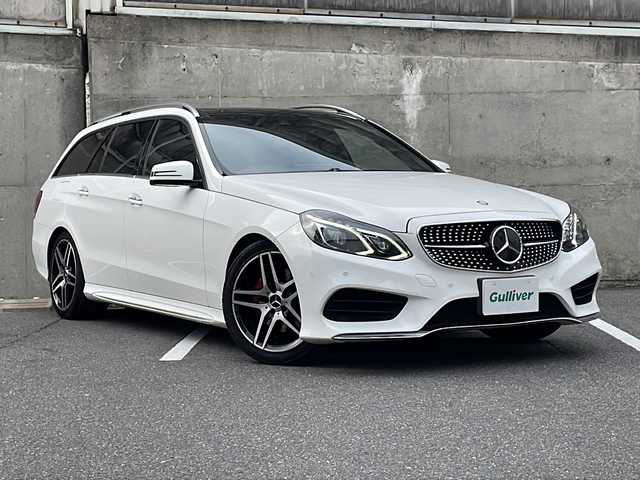 メルセデス・ベンツ Ｅ２５０ ワゴン アバンギャルド 愛知県 2013(平25)年 15.4万km ポーラホワイト スライディングサンルーフ/本革シート/前席シートヒーター/後席シートヒーター/アテンションアシスト/ブラインドスポットアシスト/レーンキープアシスト/ディストロニックプラス/パドルシフト/ESP/パークトロニック/前席メモリ機能付きパワーシート/LEDヘッドライト/オートライト/パワーバックドア/ルーフレール/ビルトインETC/キーレスゴー/純正フロアマット/保証書/取扱説明書/スペアタイヤ