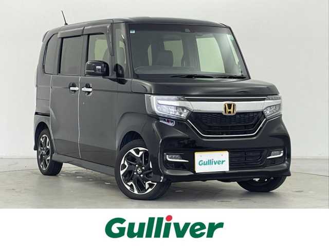 ホンダ Ｎ ＢＯＸ カスタム G L ターボ ホンダセンシング 群馬県 2017(平29)年 5.4万km クリスタルブラックパール ターボ/4WD/純正ギャザーズナビ（VXM-184VFi)/・CD/DVD/SD/USB/Bluetooth/フルセグＴＶ/・バックカメラ/＝＝＝＝＝＝/両側パワースライドドア　純正ギャザーズナビ　バックカメラ　ハーフレザーシート　シートヒーター　ドライブレコーダー　ビルトインＥＴＣ　ＬＥＤヘッドライト　スマートキー　外ＡＷ冬タイヤ車載　４ＷＤ　ターボ