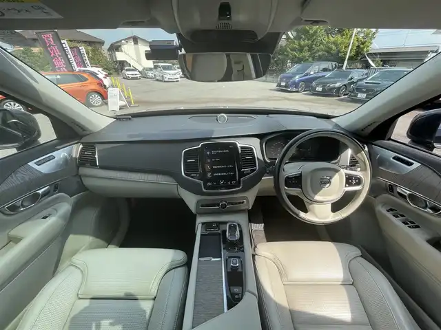 ボルボ ＸＣ９０ リチャージPHV T8AWD インスクリプション 栃木県 2021(令3)年 6.1万km サヴィルグレーメタリック Bowers&Wilkinsサウンド/サンルーフ/ベージュレザーシート /パワーシート /シートヒーター /ベンチレーター/ステアリングヒーター/ACC/レーンキープアシスト/ブラインドスポット /クリアランスソナー /リヤトラフィックアラート /ドライブレコーダー/HUD/パワーテールゲート/ナビ/フルセグTV/全方位カメラ/＊充電ケーブル車載