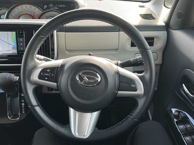 ダイハツ ムーヴ キャンバス 富山県 2020(令2)年 5.4万km グレーマイカM ワンオーナー/両側パワスラ/全周囲カメラ/スマートキー×２/純正メモリーナビ(NSZN-W70D)/DVD/MSV/BT/フルセグTV/ETC/シートヒーター/純正ナビ連動ドラレコ/プッシュスタート/クリアランスソナー/LEDヘッドライト/フォグ/衝突安全ブレーキ/レーンキープ/オートハイビーム/オートリトラミラー/電動格納ミラー/皮巻きステアリング/ステアリングスイッチ/純正14インチAW/純正フロアマット/ISOFIX対応/保証書・取説・ナビ取説