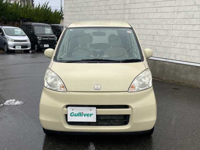 ホンダ ライフ C ファインスペシャル 山形県 2008(平20)年 7.3万km バニラクレム 社外ポータブルナビ/・TV/SD/純正オーディオ/・AM/FM/CD/ハロゲンヘッドライト/電動格納ミラー/AC/ダブルエアバック/純正フロアマット/純正ドアバイザー/夏タイヤ積み込み/保証書/取扱説明書
